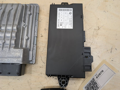 OEM BMW E82 E90 E92 E93 DME ECU CAS3 Engine N52 Control Computer Key MSV80 SET