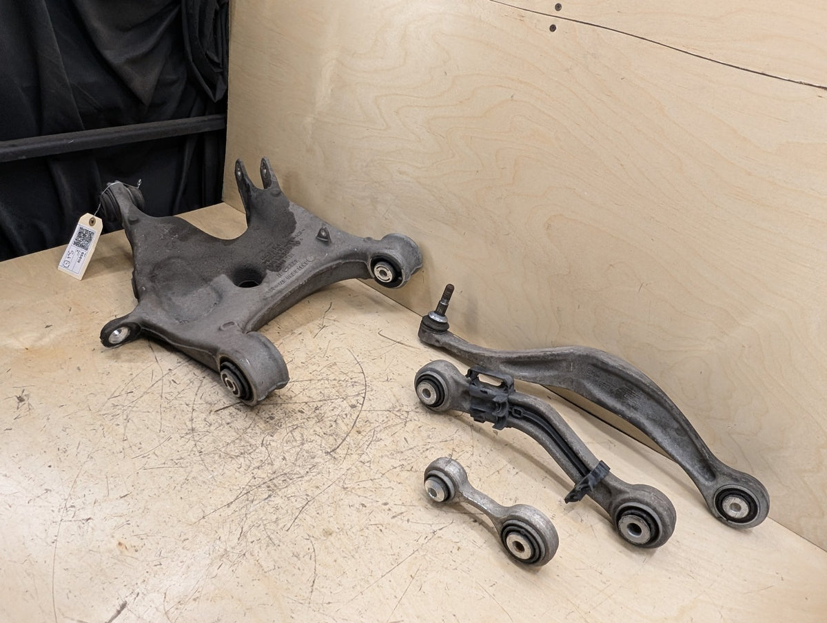 09-18 OEM BMW F02 F06 F10 F12 F13 Rear Left Driver Upper Lower Control Arm SET