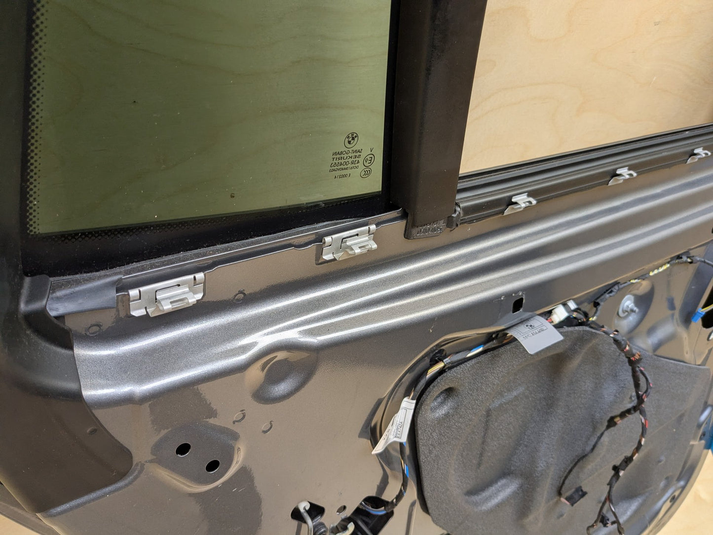 2011-2017 BMW X3 F25 Rear Left Driver Door Shell Panel 7238695 N20B20A Grey A52