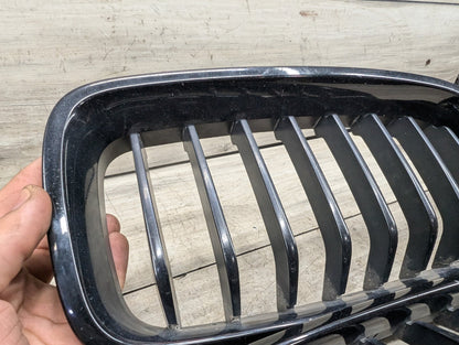 2012-2018 BMW 340i F30 Front Left Right Upper Bumper Cover Kidney Grilles SET 7405835