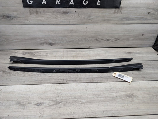 2021-2026 BMW 430i G22 Front Left Right Side Windshield Drip Trim Molding SET 7475009