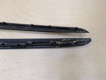 2012-2018 BMW 328i F30 Front Left Right Side Windshield Drip Trim Molding SET 7258187