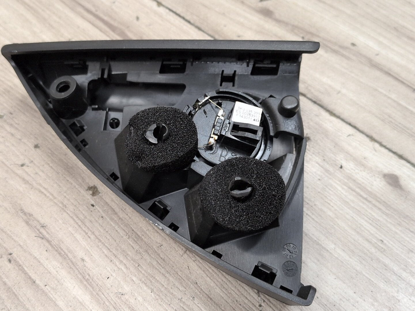 2008-2017 Audi S5 8T Front Left Right Door Triangle Corner Speaker Assemblys SET 8f0035399