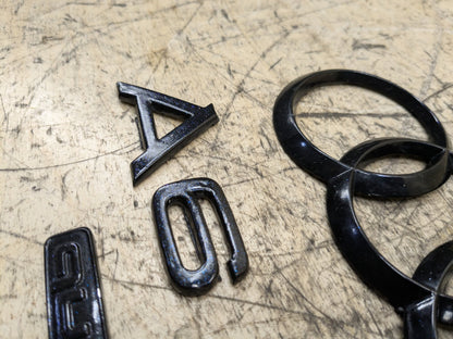 2012-2018 Audi A6 C7 Rear Emblem Badge Symbol Logo SET 4G5853742 OEM