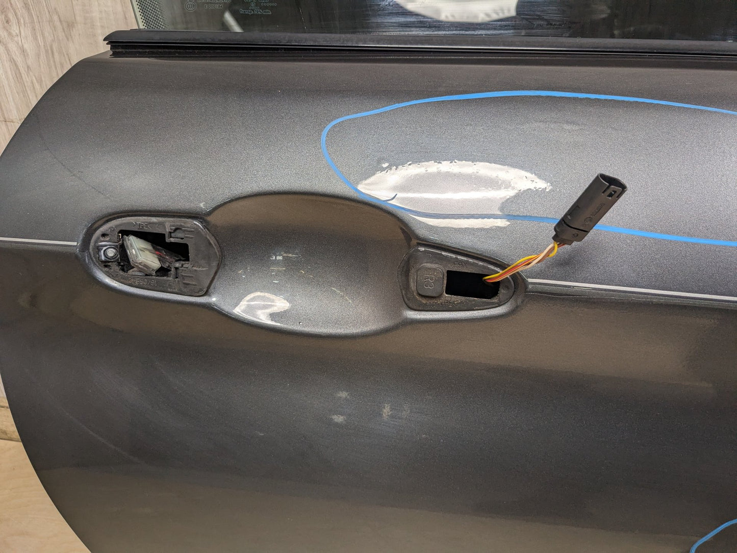 14-20 OEM BMW F32 F33 F82 F83 M4 Front Right Passenger Door Shell Panel Gray