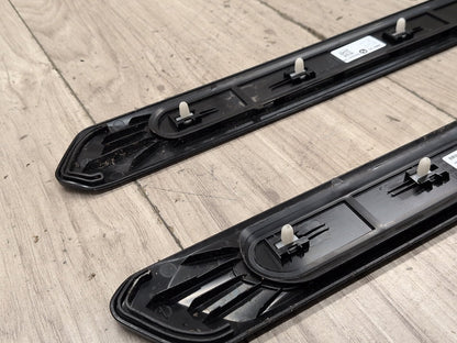 18-24 OEM BMW G01 G02 X3 X4 X Line Front Left Right Door Cover Trim Sills PAIR
