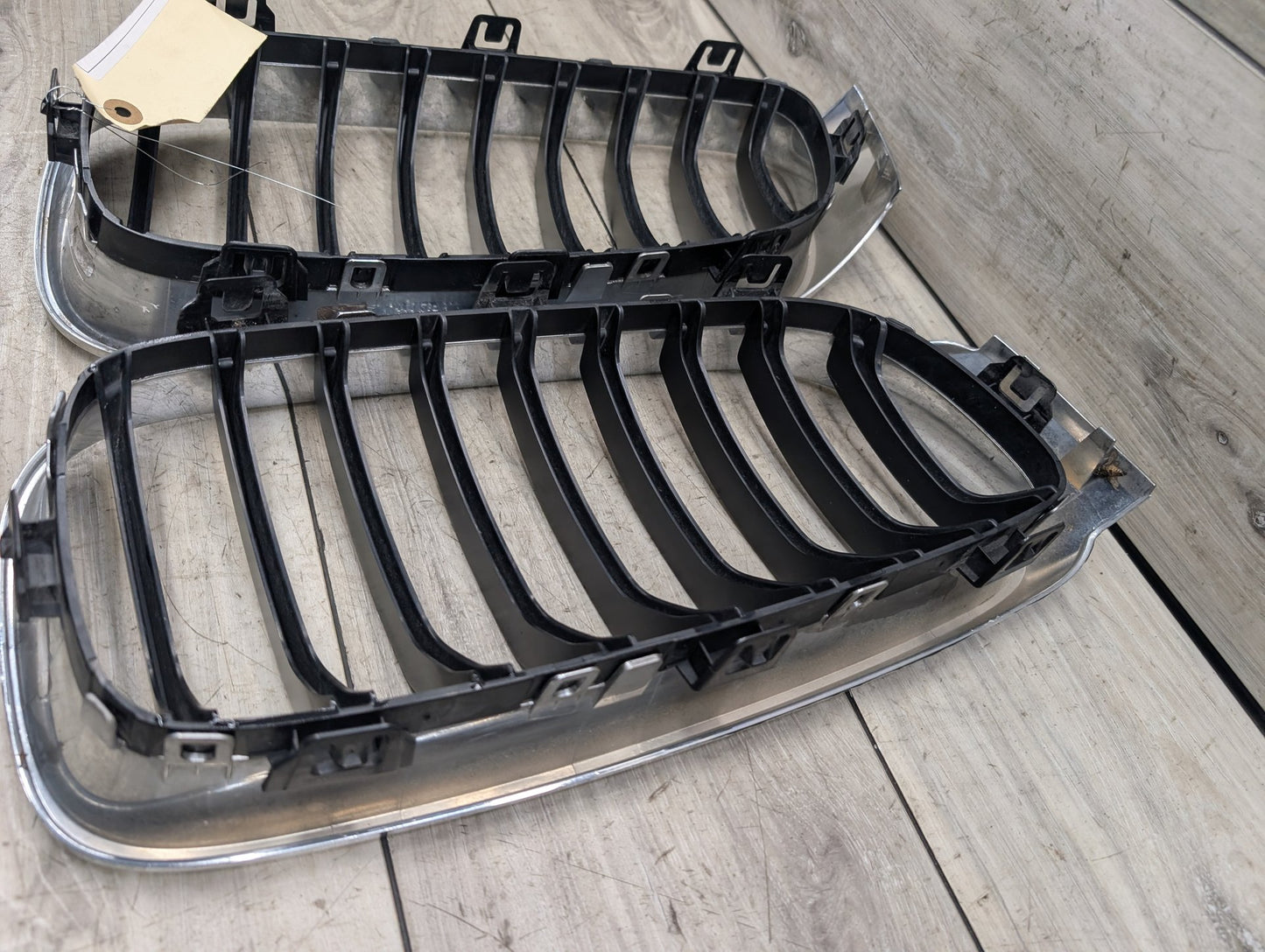 2014 - 2019 BMW 340 F34 Front Left Right Upper Bumper Cover Kidney Grilles SET 7294804 B58B30M0