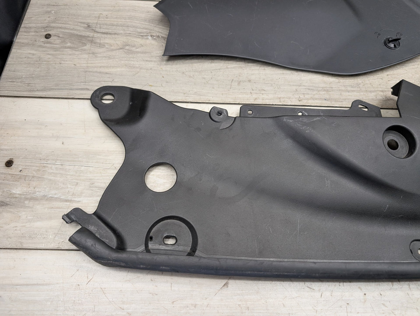 2016 BMW 750Li G12- Front Driver Under Hood Sealing Shield Panel SET PN: 7347399