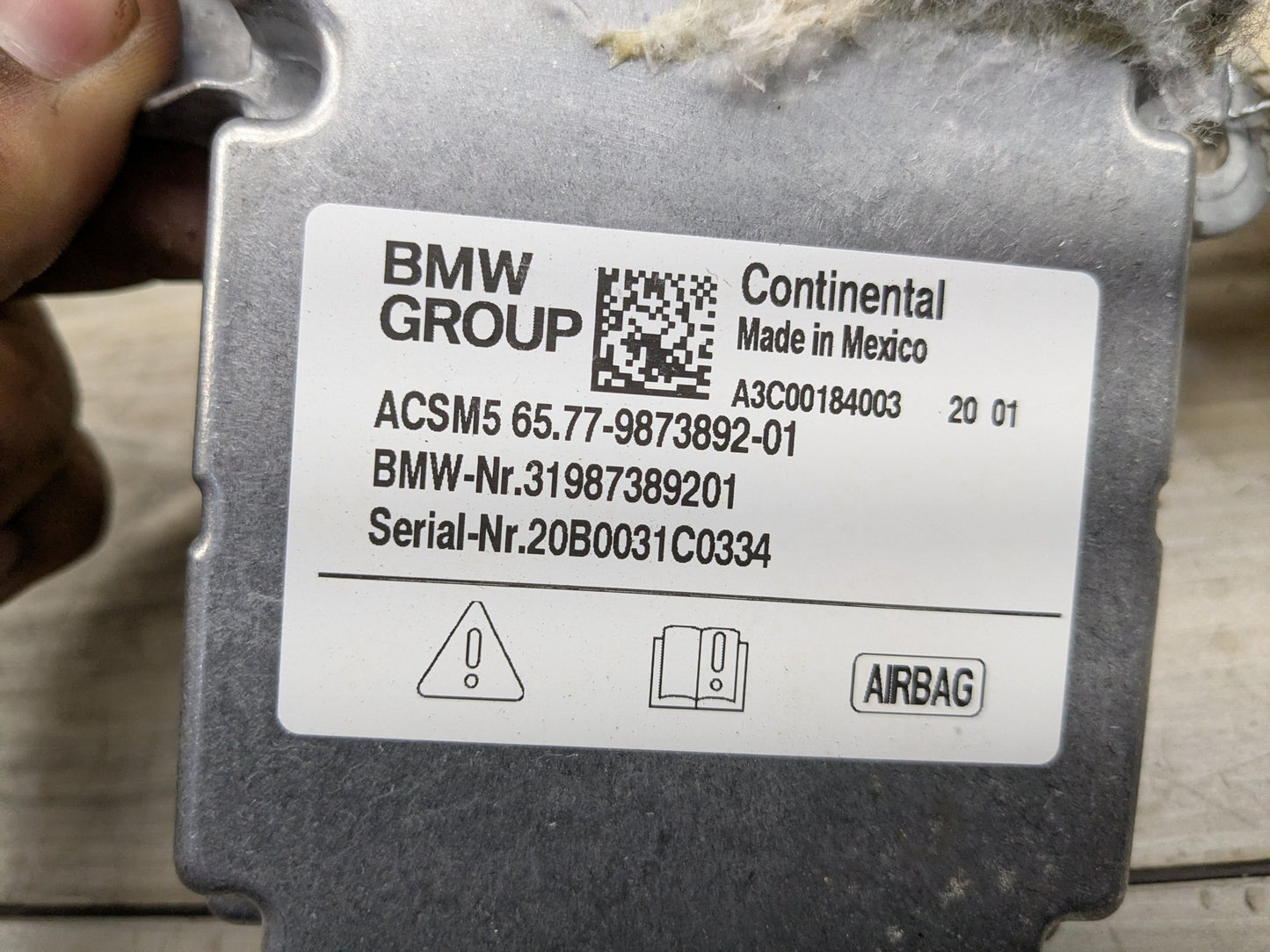 19-24 OEM BMW G20 G22 G23 G29 ICM Domain SRS Safety Airbag Control Module Unit