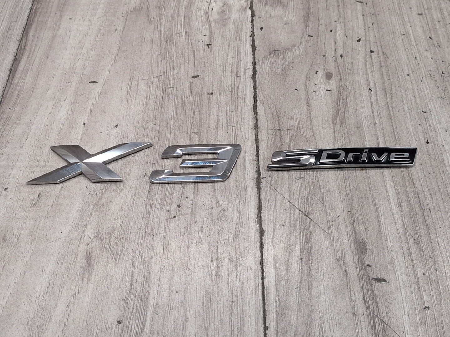 18-24 OEM BMW G01 X3 S Drive Rear Trunk Liftgate Badge Emblem Logo Letters