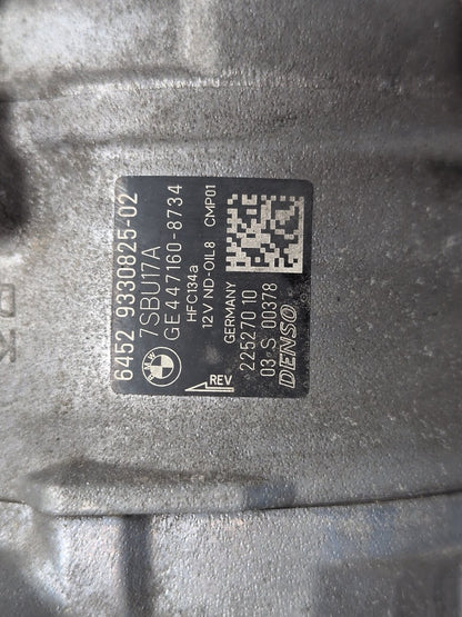 2012-2018 BMW F30 320i N20B20U0 Engine Motor A/C AC Compressor Clutch Pump Pulley 9330825