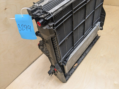 2019 - 2026 BMW X5 G05 Radiator Cooling Condenser Fan Shroud Assembly SET 8686172 B58B30M1