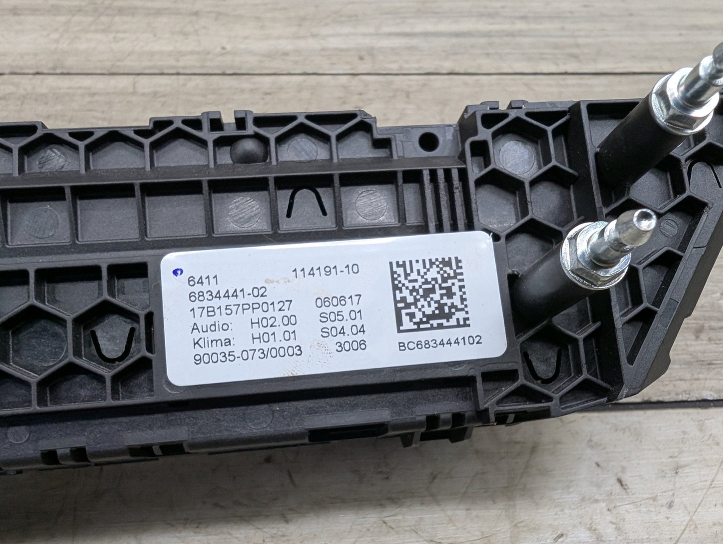 17-20 OEM BMW G30 G32 530 540 640 AC Climate Control Panel Radio Media Buttons