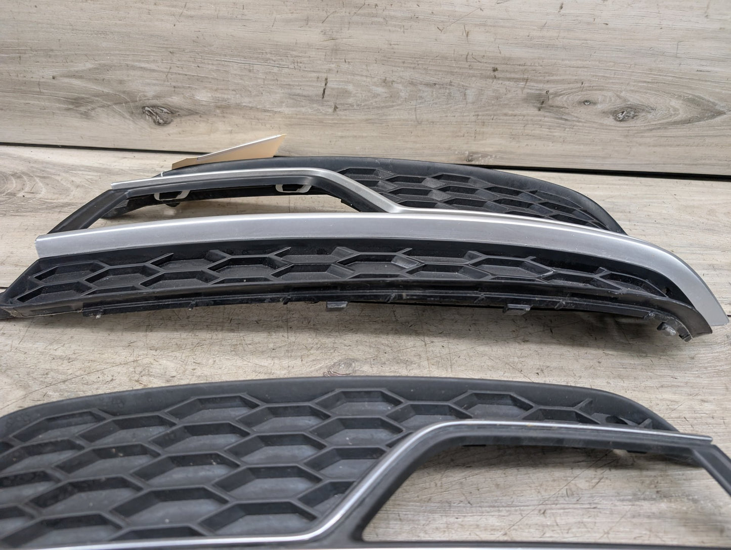 2008 - 2017 Audi S5 8T Front Left Right Center Bumper Cover Grilles SET 8T0807681