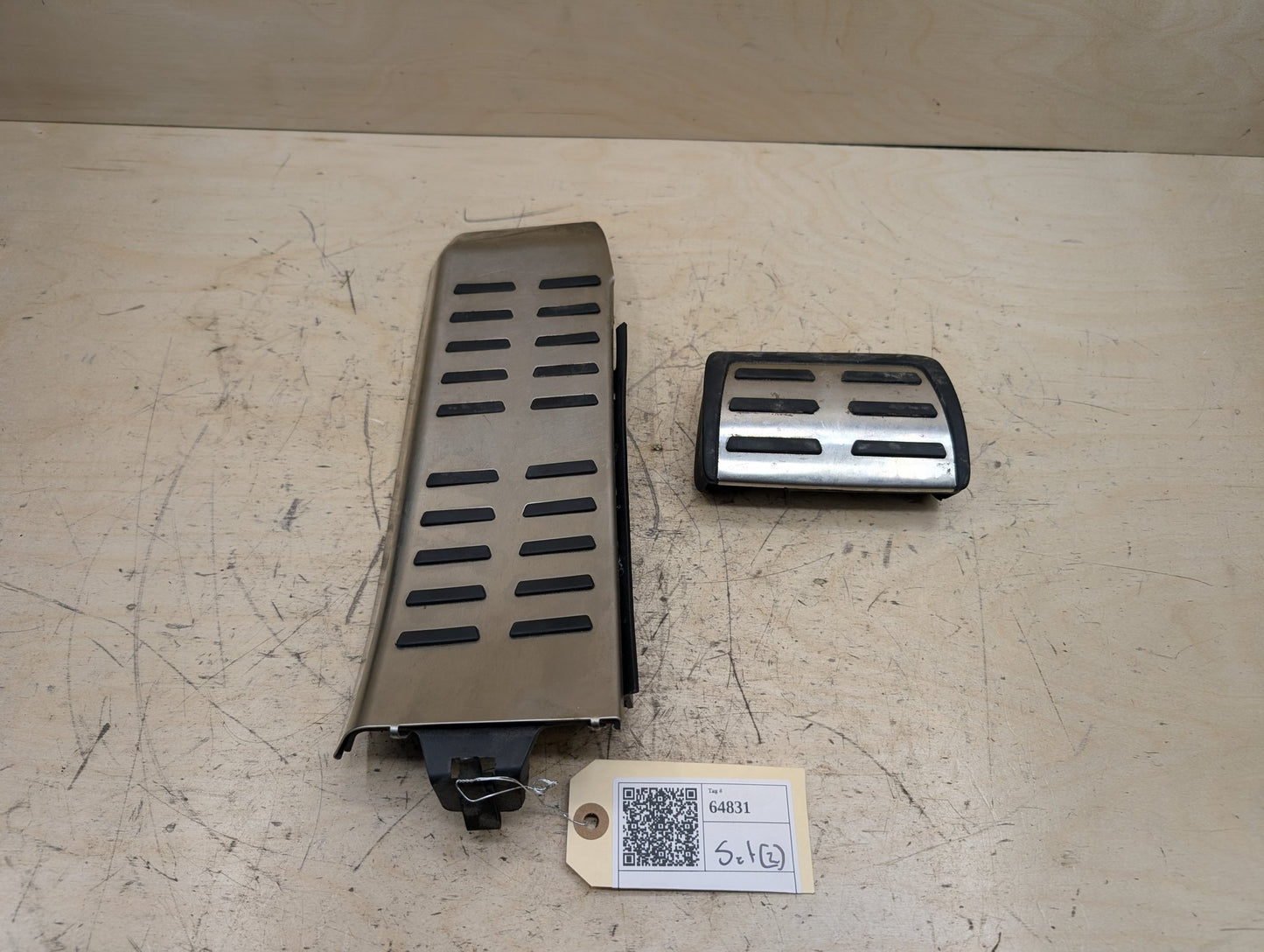 2011-2017 Audi RS5 8T Aluminum Gas Accelarator Pedal Cover SET 8K1864777A OEM