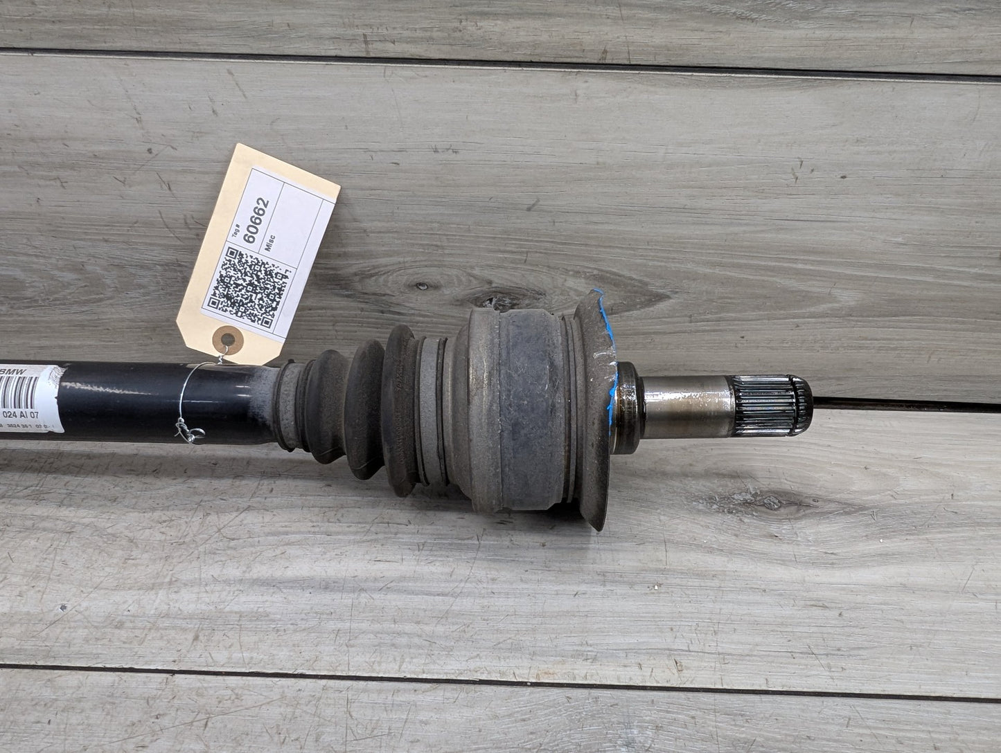 2011-2016 BMW 535i F10 Rear Right Passenger Half Shaft Output CV Axle 7581024
