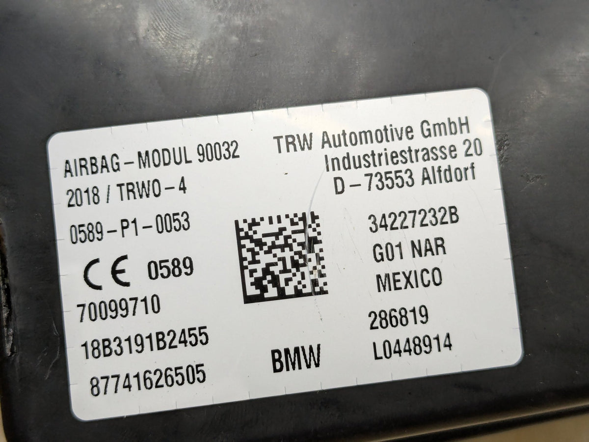 OEM BMW F97 F98 G01 G02 X3 X4 X3M X4M Front Left Driver Side Seat Air Bag Airbag