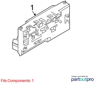 2012-2018 BMW M6 F06 Front Power Distribution Fuse Box 9252815 OEM