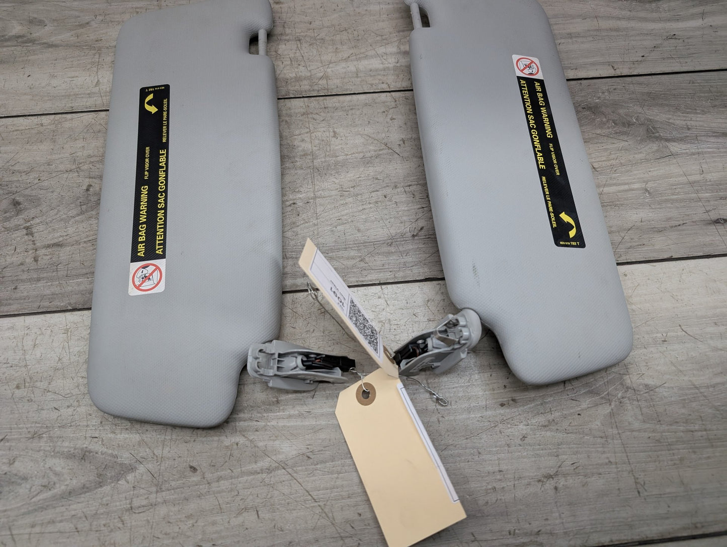 2009 - 2017 Audi Q5 8R Front Left Right Sun Visor SET 8U0857551F EA888
