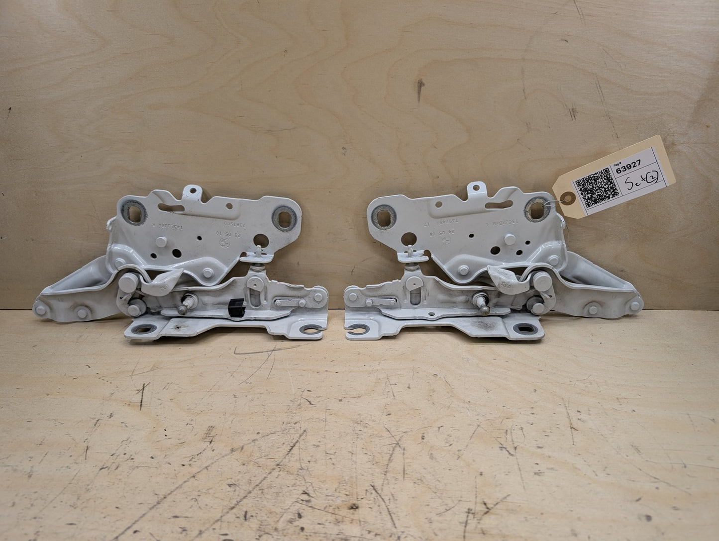 18-24 OEM BMW G01 G02 F97 F98 X3 X4 Hood Bonnet Left Right Side Hood Hinges SET