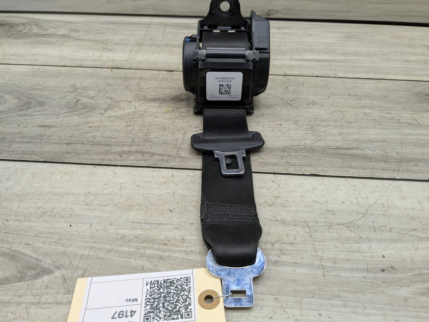 19-24 OEM BMW G20 G80 330 M340 M3 Rear Center Seat Belt Seatbelt Retractor