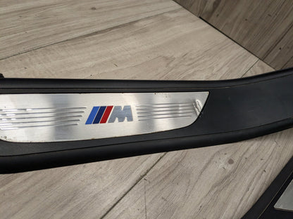 OEM BMW F01 M SPORT Front Rear Left Right Door Sill Cover Trim SET