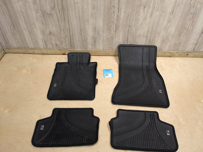 2017-2023 BMW M550i xDrive G30 Front Rear Left Right All Weather Mat Carpet Floor Mats SET 2414219