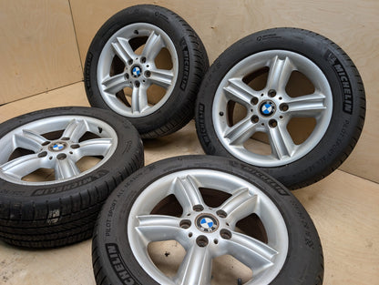 OEM BMW E36 Z3 2.8 3.0 E46 325Ci Wheels Rims 7JX16 ET:46 Star Spoke Style 55 SET