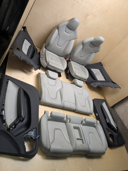 09-17 OEM Audi A5 S5 RS5 B8 8T COUPE Interior Front Rear Seats Door Panels CREAM