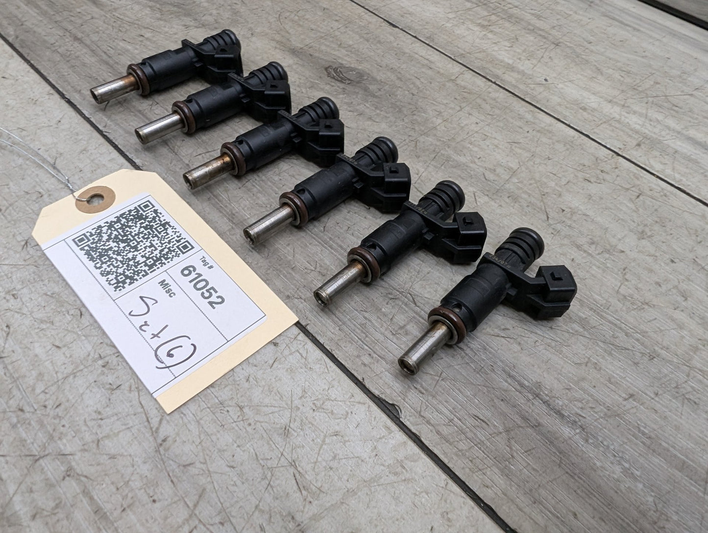 2007-2013 BMW E93 328i N52B30M1 Engine Motor Injector SET 7531634
