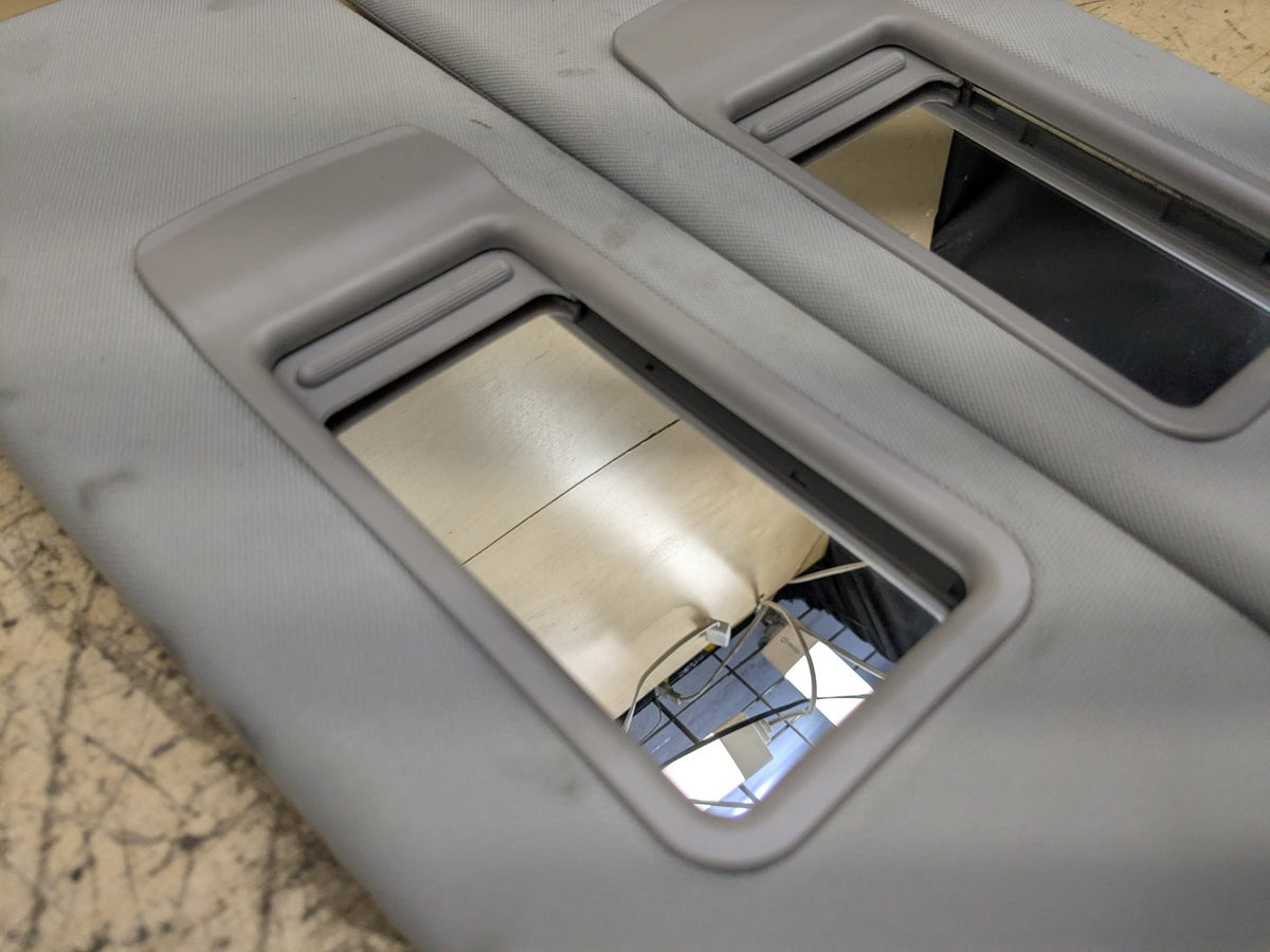 2007-2013 BMW 335i E92 Front Left Right Sun Visor SET 6957369 OEM