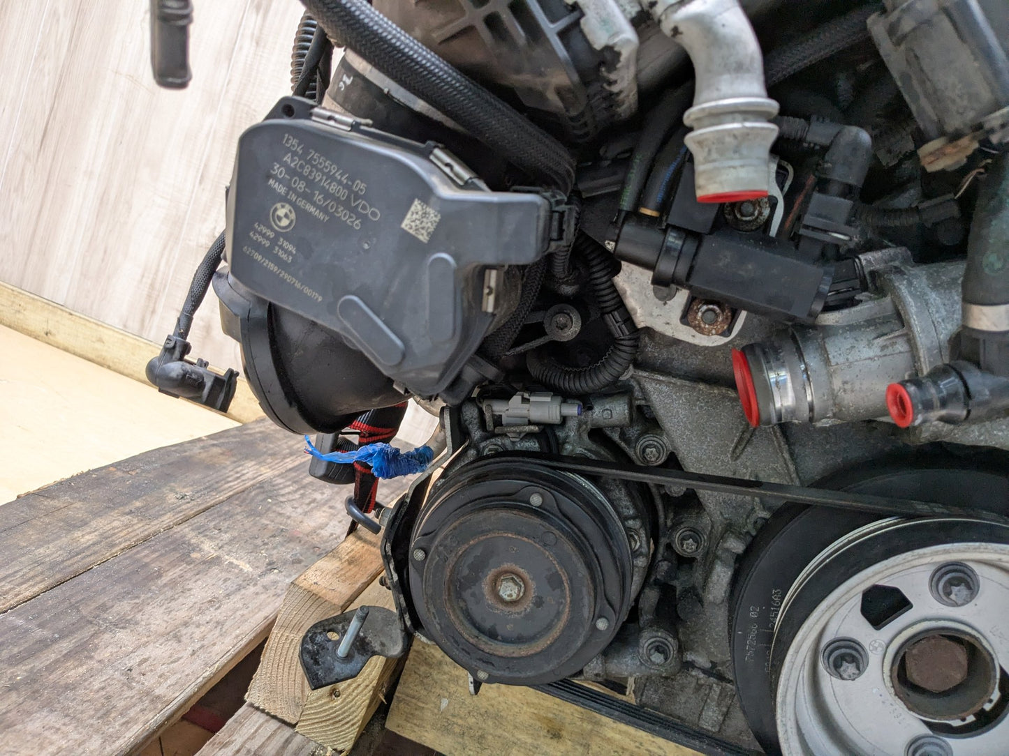15-18 OEM BMW F85 F86 X5M X6M S63R 4.4 Engine Motor Long Block 113k miles Video