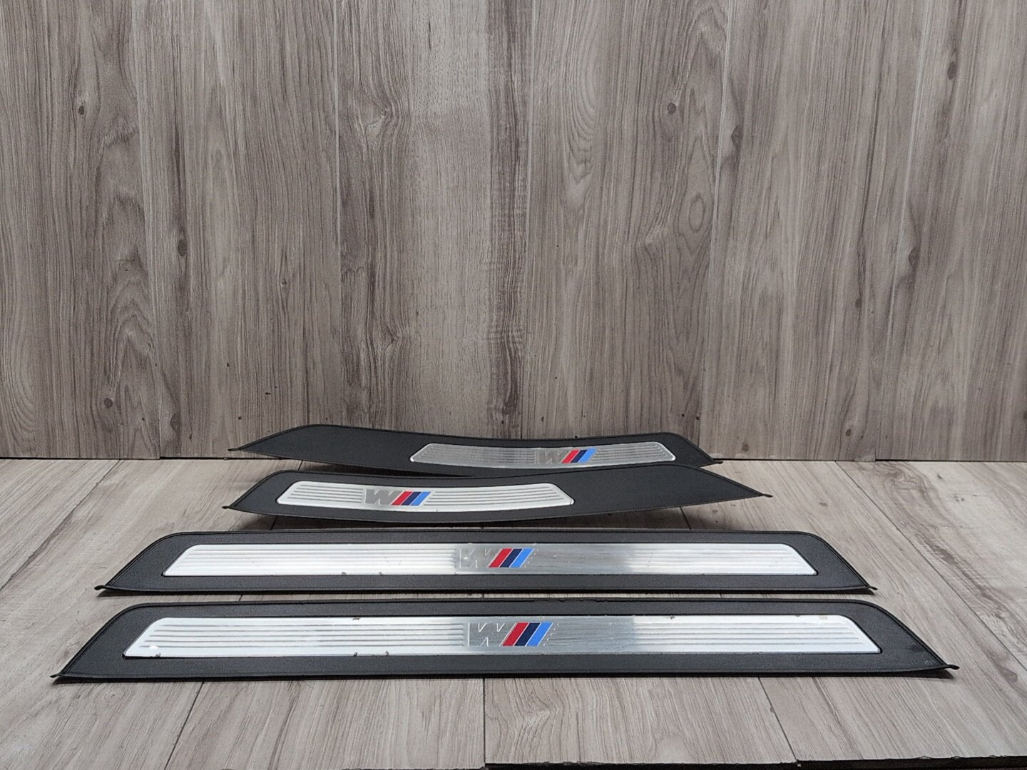 2011 - 2016 BMW 535i F10 Front Rear Left Right Scuff Plate Door Sill SET 8050054 N55B30A