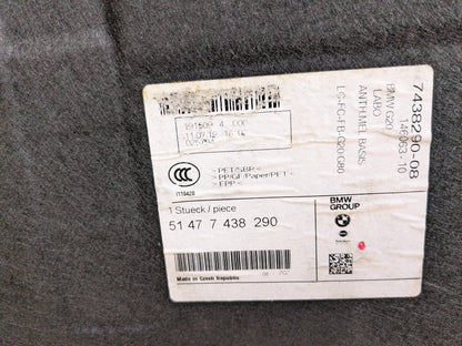OEM BMW G20 G22 G80 G82 M3 M4 Rear Trunk Floor Mat Carpet Luggage Cargo Cover