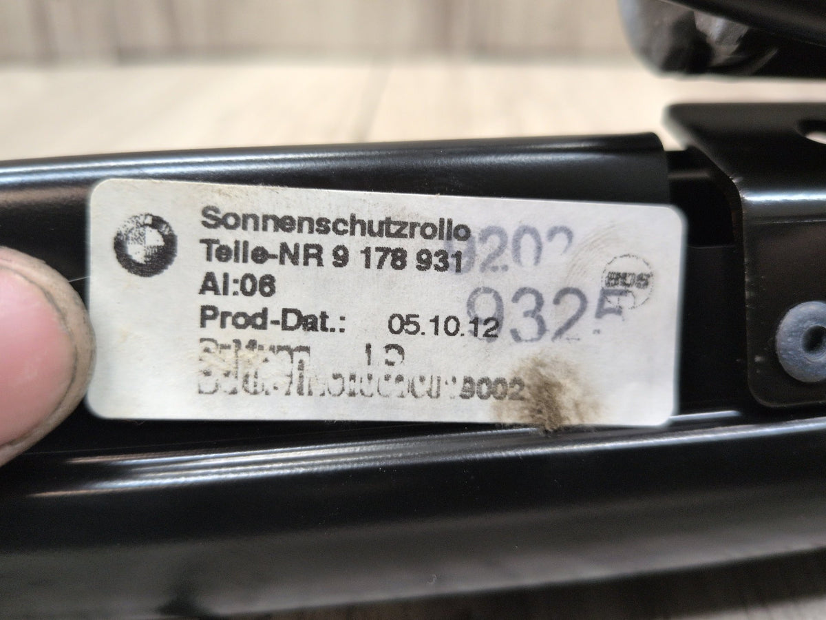 11-16 OEM BMW F10 528 535 550 M5 REAR Electric Roller Sun Privacy Shade Blind
