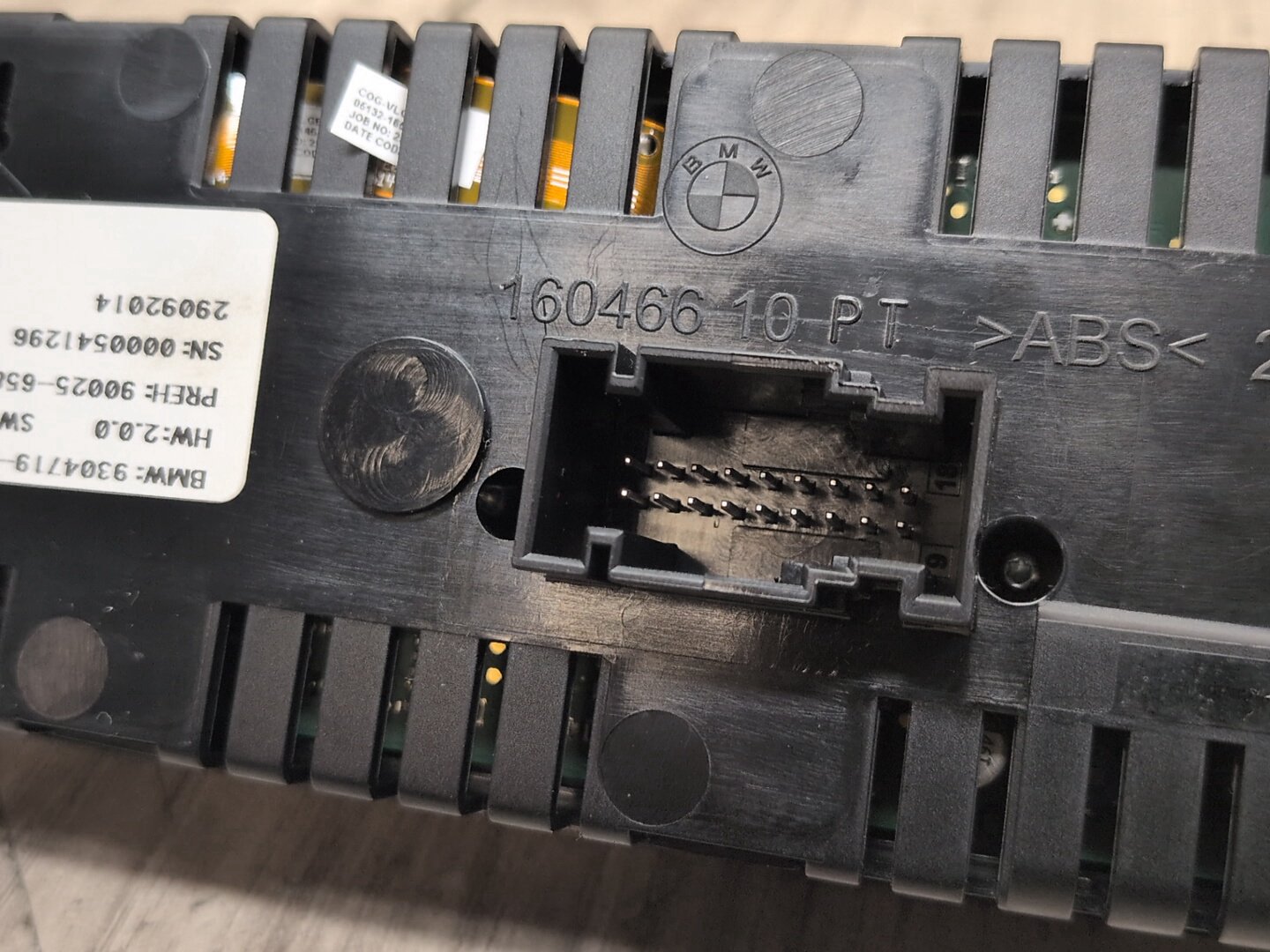 2012-2018 BMW M6 F06 Rear AC Heater Climate Control Switch 9304719