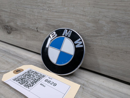 Genuine OEM BMW F39 F90 G20 G30 G80 M3 Bumper Hood Trunk Rear Round Emblem 74mm