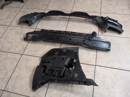2011-2016 BMW M5 F10 Rear Left Driver Bumper Support Brackets SET 8053585 OEM