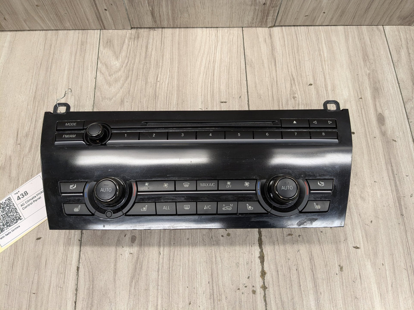 OEM BMW F01 F02 F10 528 M5 Climate AC Heater Control Panel