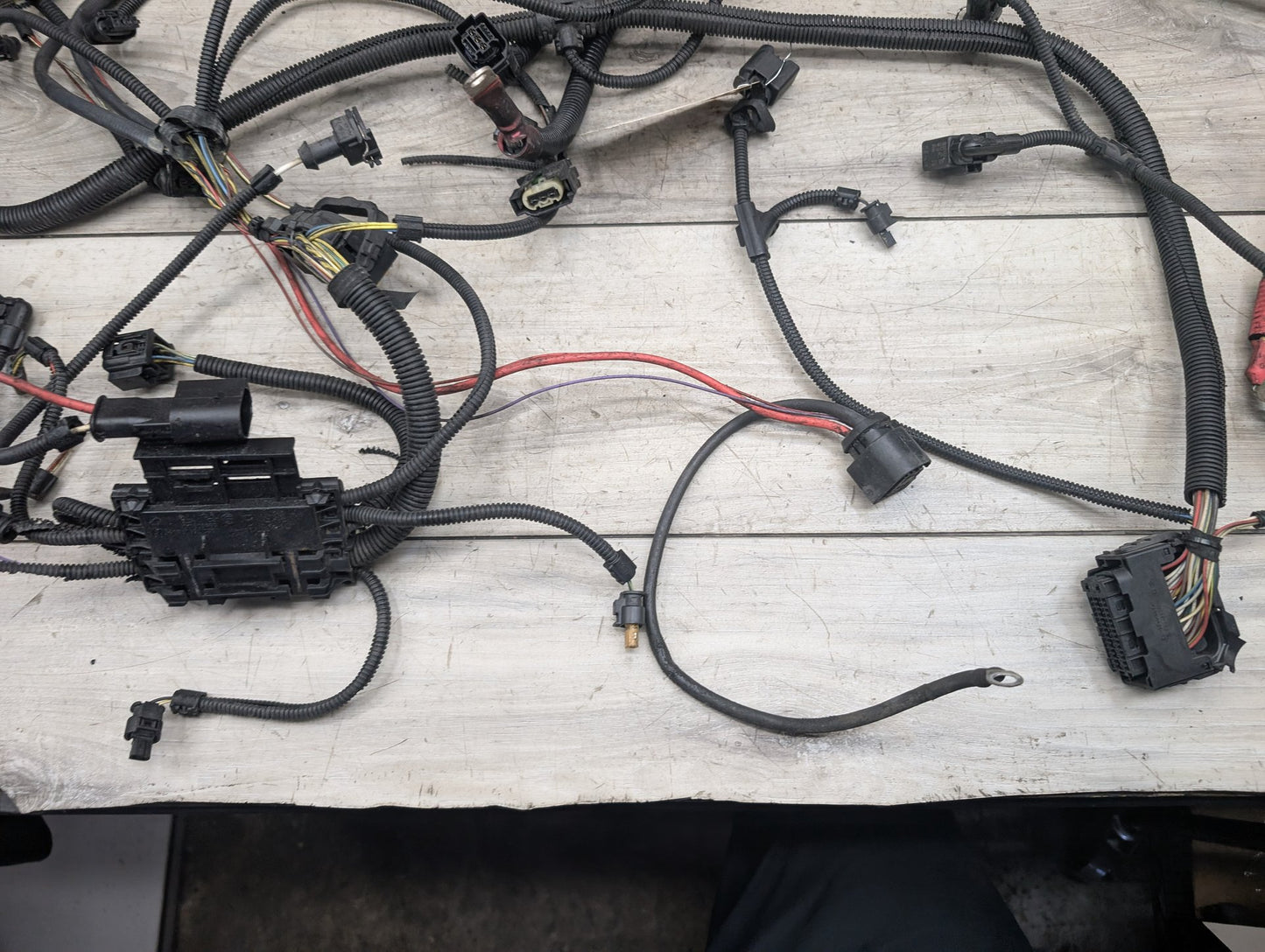2014 BMW F10 535i Engine Motor Wiring Wire Harness 8605138