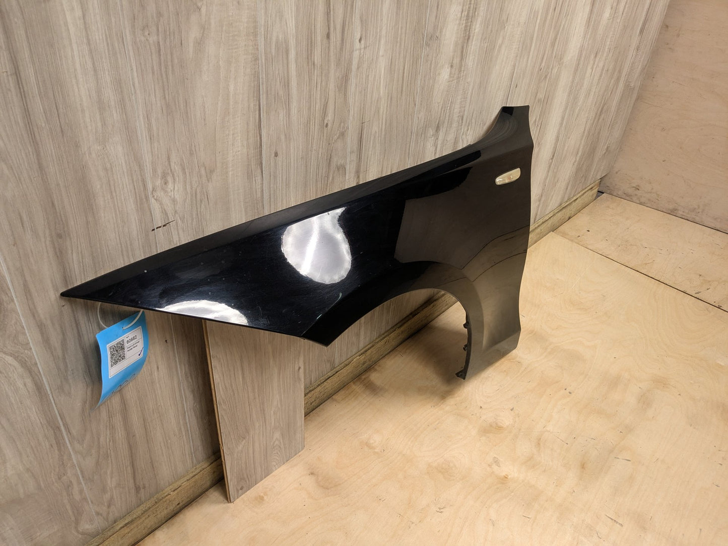 08-13 BMW E82 E88 128i 135i Left Driver Fender Panel Black SCHWARZ II 668