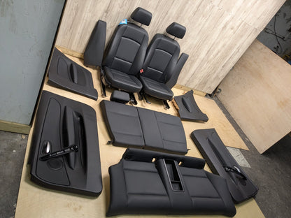 08-13 OEM BMW E82 128 135 COUPE Interior Front Rear Seats Door Panels BLACK