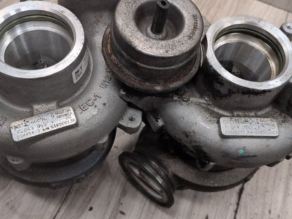 OEM BMW F06 F10 F12 F13 F85 F86 M5 M6 X5M Engine S63 Turbos Turbocharger SET 97K