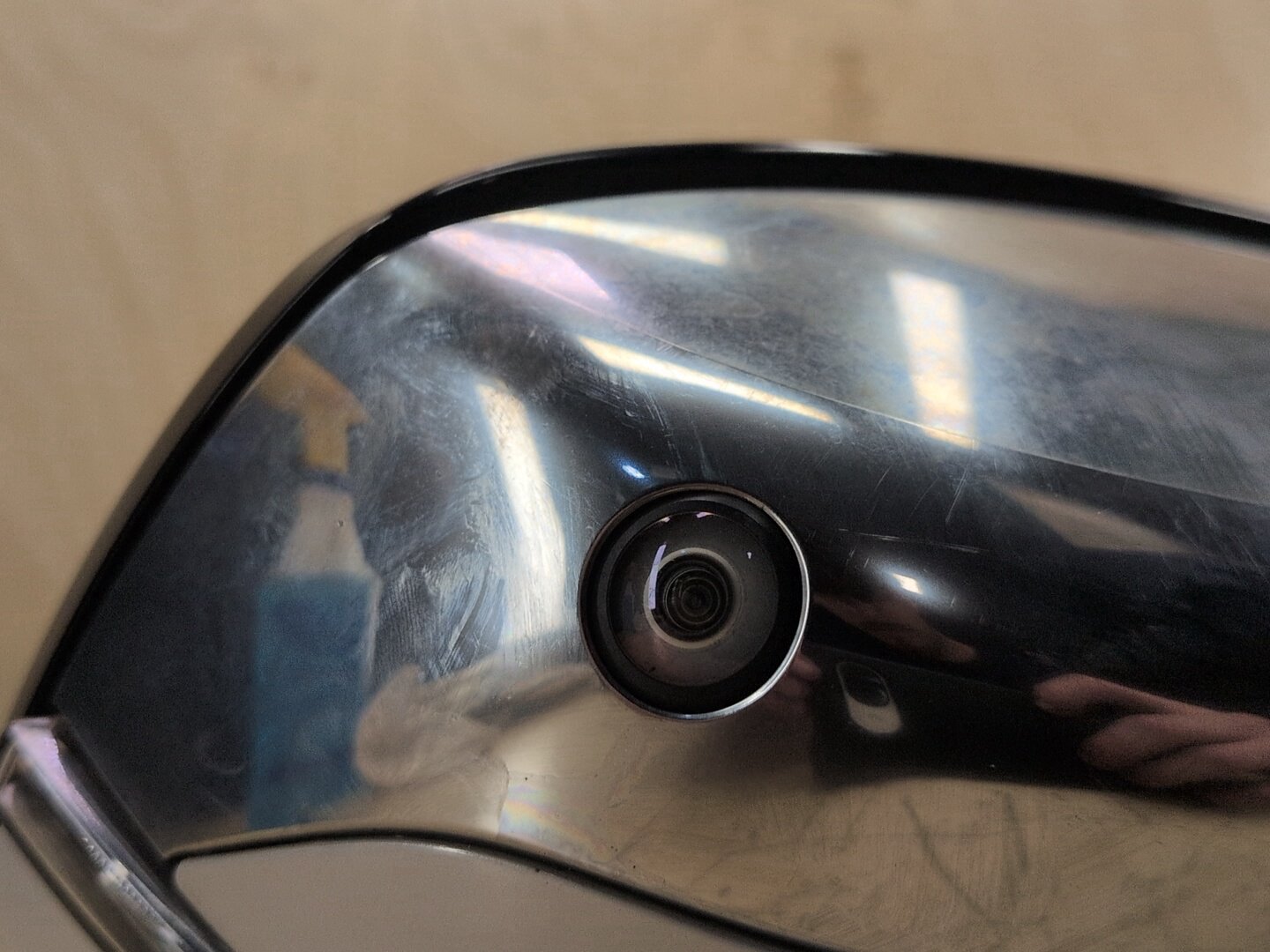 16-22 OEM BMW G12 740 Front Left Driver Side Mirror Heated w/ Camera White A96