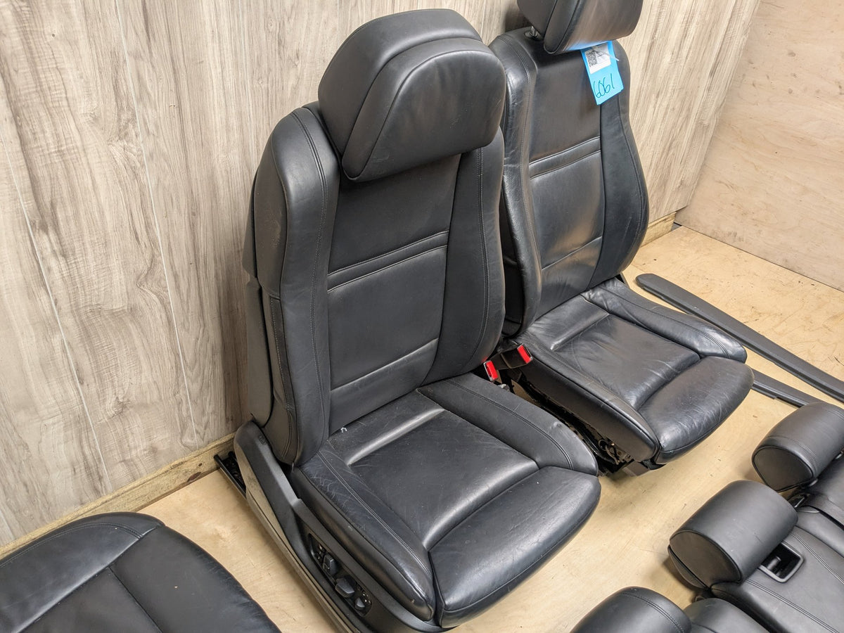 07-13 OEM BMW E70 X5 Complete Seats Door Panels Dashboard Black NAPPA LEATHER