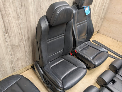 07-13 OEM BMW E70 X5 Complete Seats Door Panels Dashboard Black NAPPA LEATHER