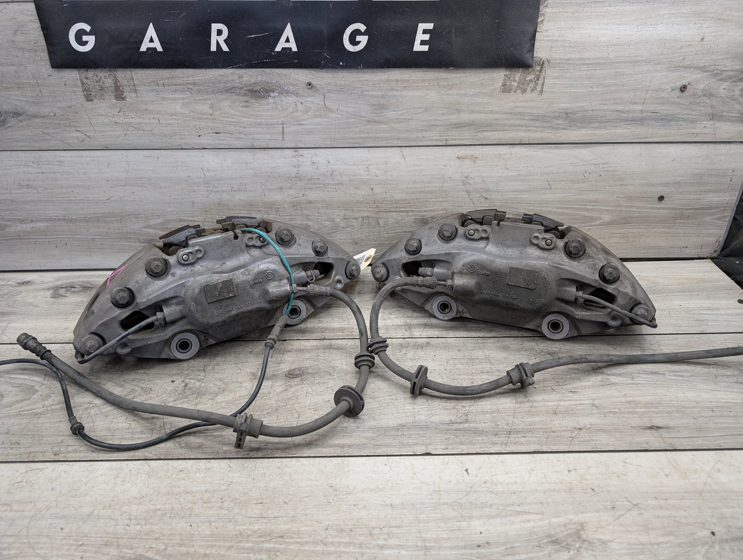 16-22 OEM BMW G11 G12 745eX 750i 750iX Front Left Driver Side Brake Caliper Gray