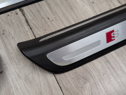 2015-2018 Audi Q3 8U Front Rear Left Right Scuff Plate Door Sill SET 8U0853376A