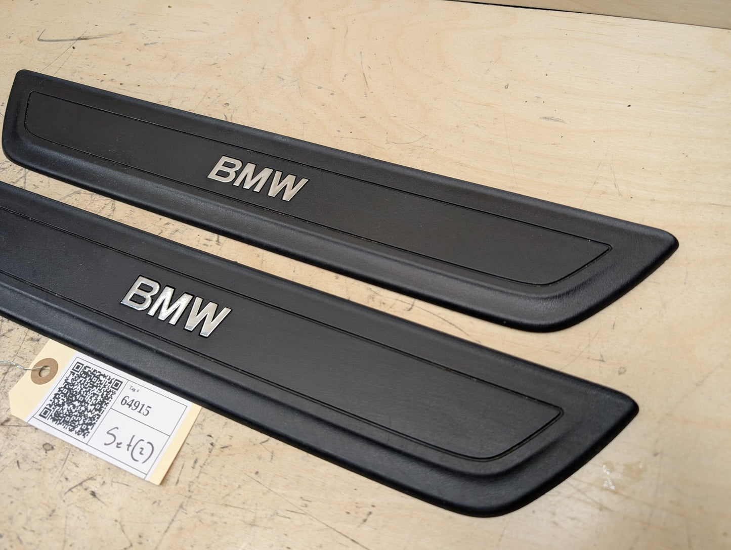 2011-2016 BMW X3 F25 Front Left Right Scuff Plate Door Sill SET 7205597