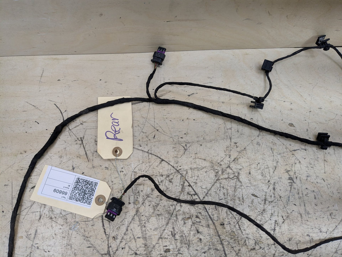 2012-2018 Audi A6 C7 Rear Bumper PDC Parking Sensor Wiring Wire Harness 4G5971085AG OEM